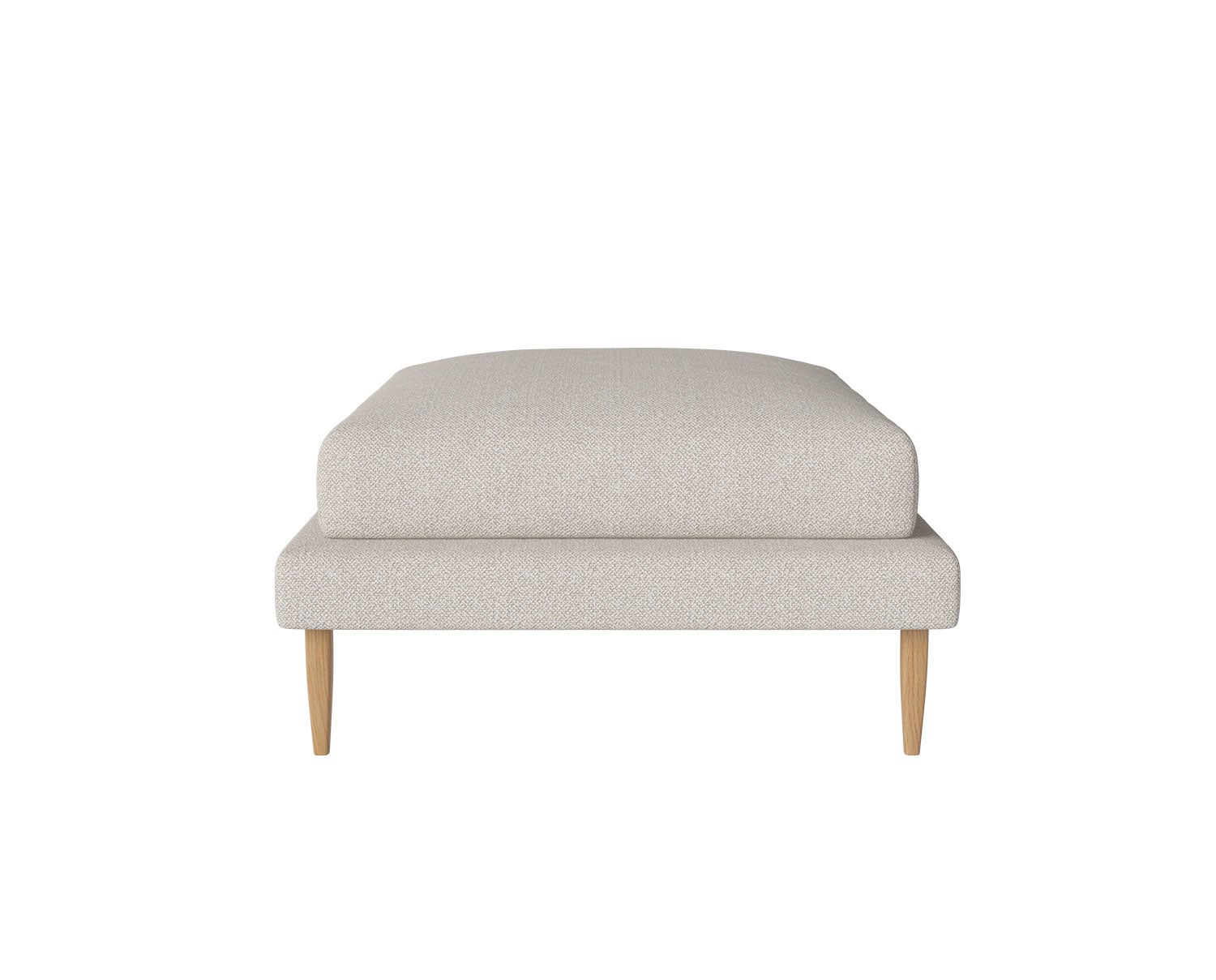 Bolia-Veneda-Pouf-91x91-Adria-Beige-Oiled-Oak-Legs