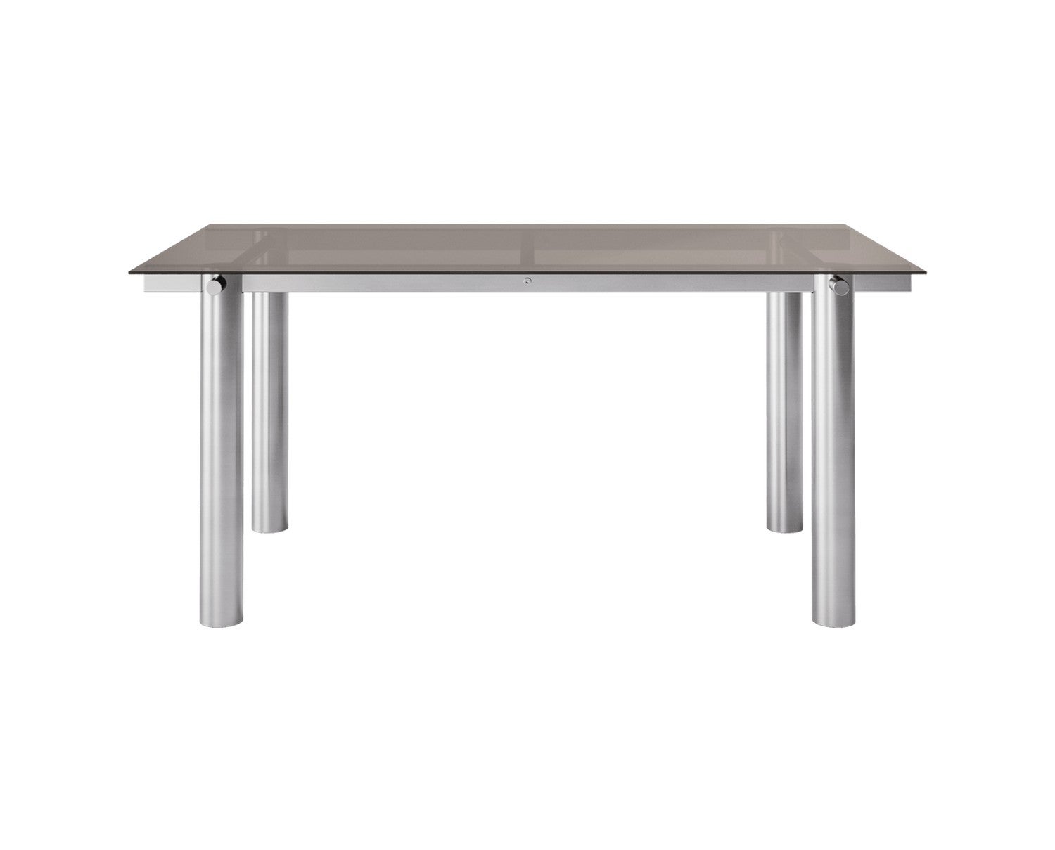 Ferm-Living-Atura-Matbord-160x90-Brushed-Steel-Dark-Tinted-Glass-1