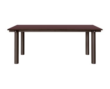 Ferm-Living-Atura-Matbord-200x90-Dark-Chocolate-Burgundy-Linoleum-1
