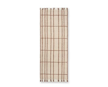Ferm-Living-Sen-Runner-80-x-200-Parchment-Chestnut-1