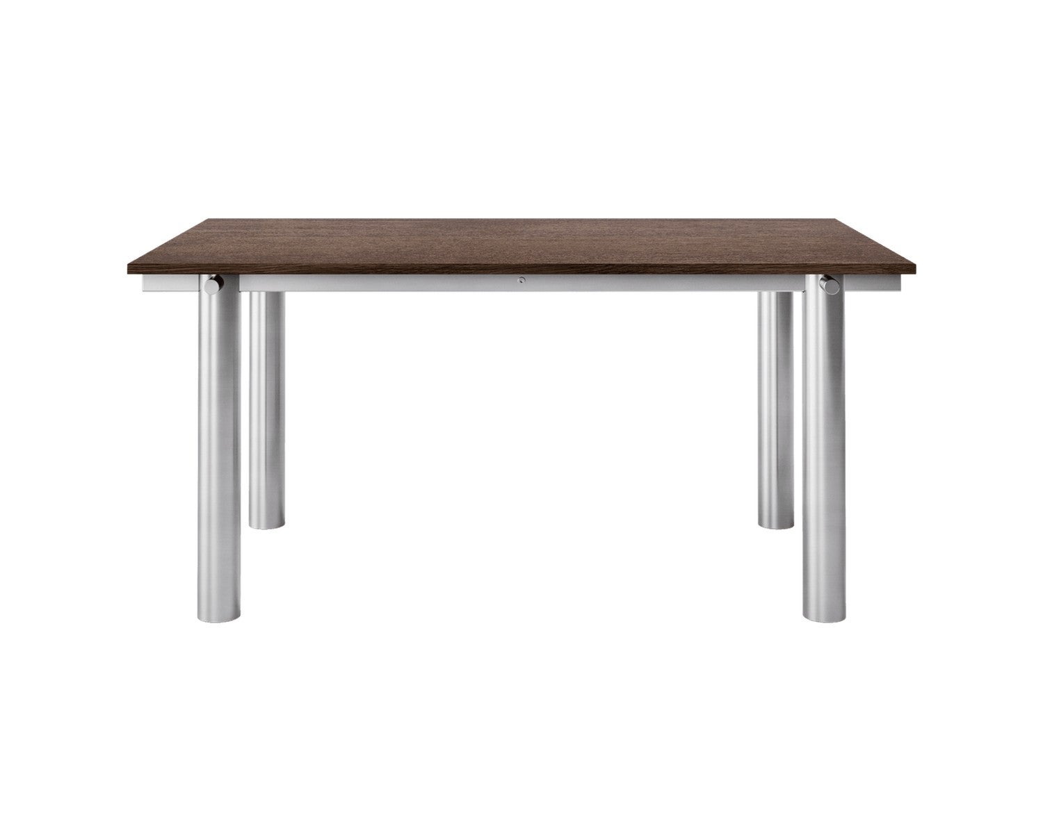 Ferm-Living-Atura-Matbord-160x90-Brushed-Steel-Dark-Stained-Oak-1