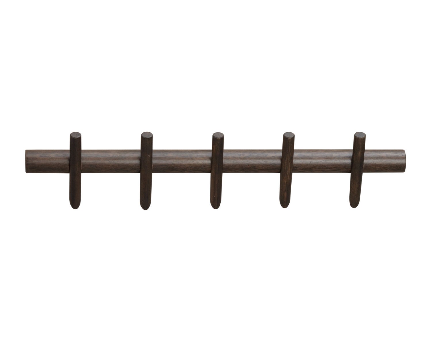 Rowico-Hillmond-Hanger-5-Hooks-Brown-Oak