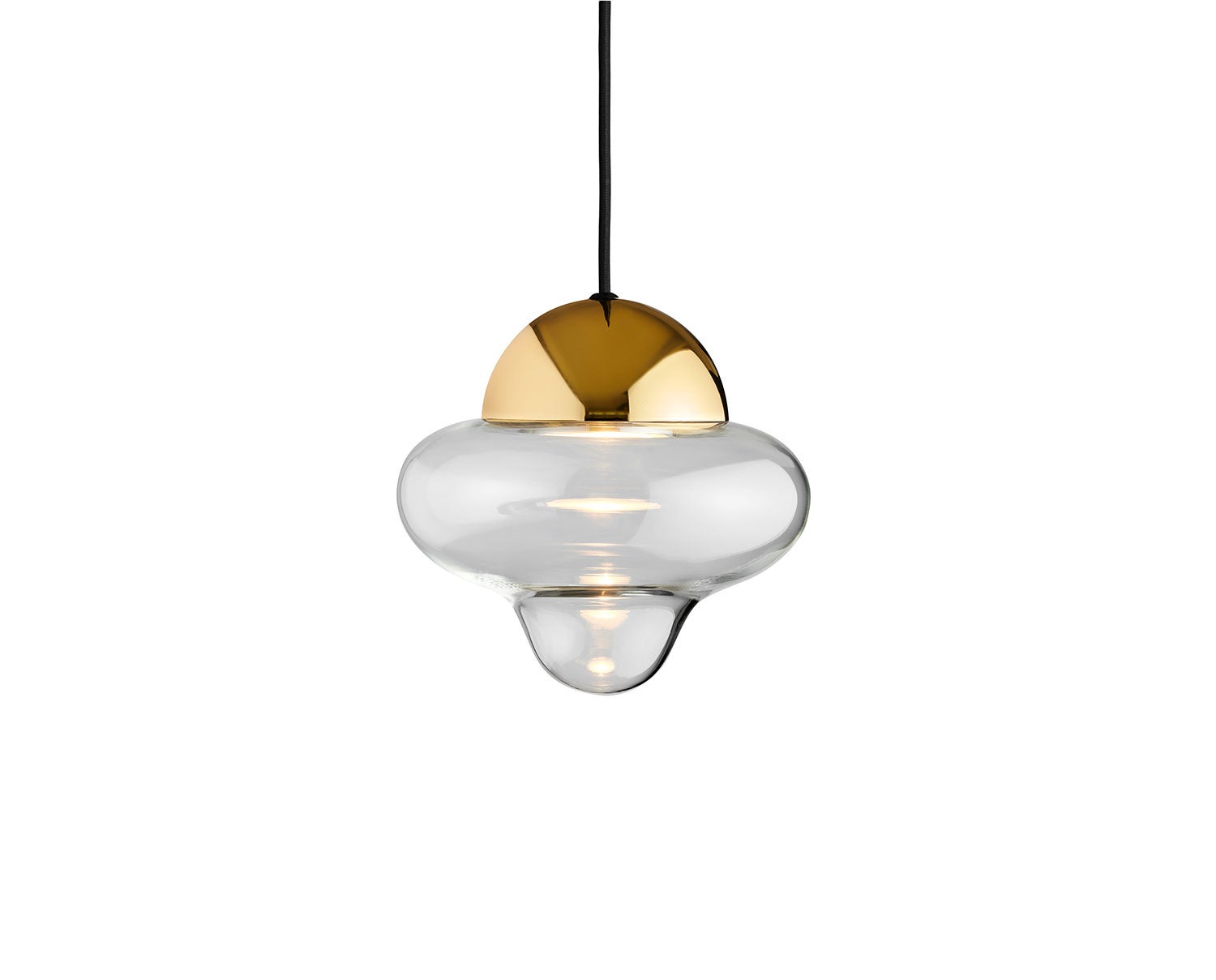 Nutty-Clear-Glass-Gold-Dome