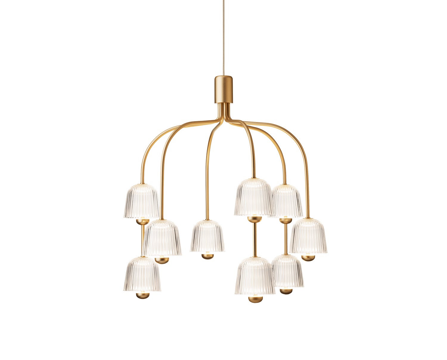 Nuura-Asteea-9-Satin-Brass-Ripple-Clear