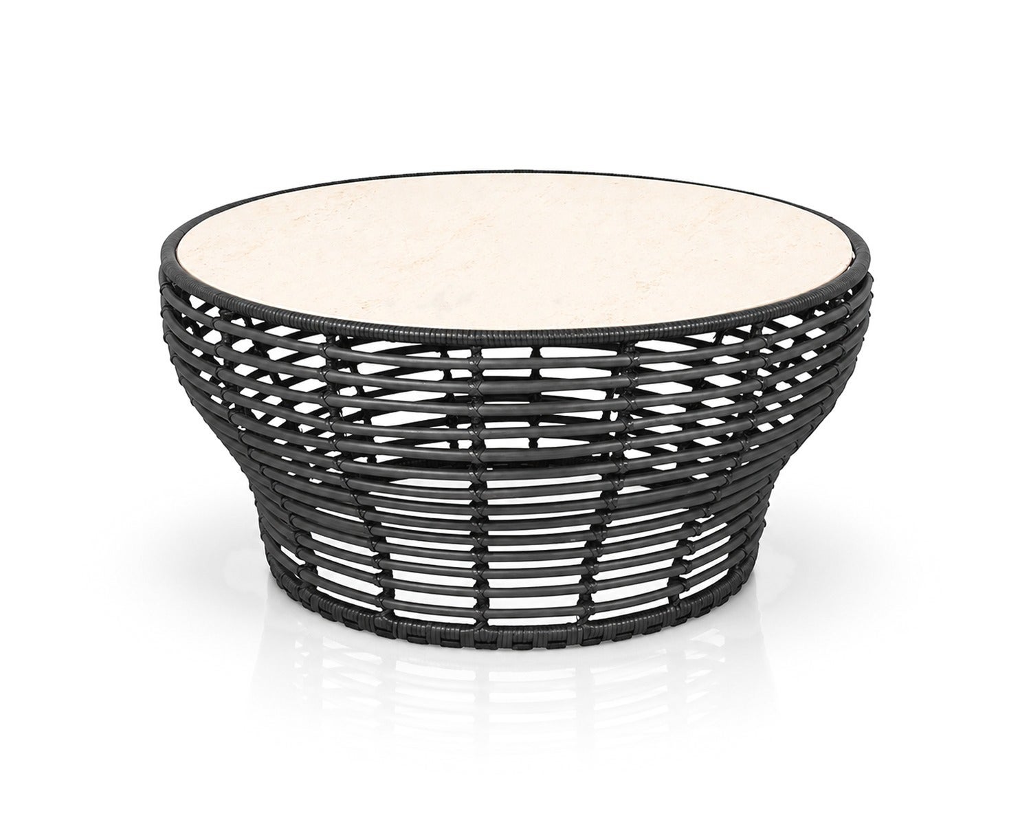 basket-soffbord-o90-weave-graphite-travertine-look-keramik-ld