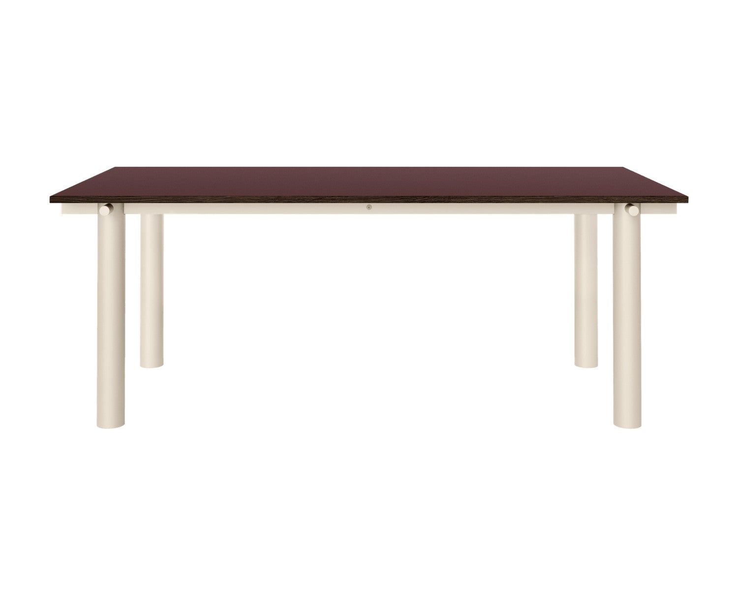 Ferm-Living-Atura-Matbord-200x90-Light-Cashmere-Burgundy-Linoleum-1