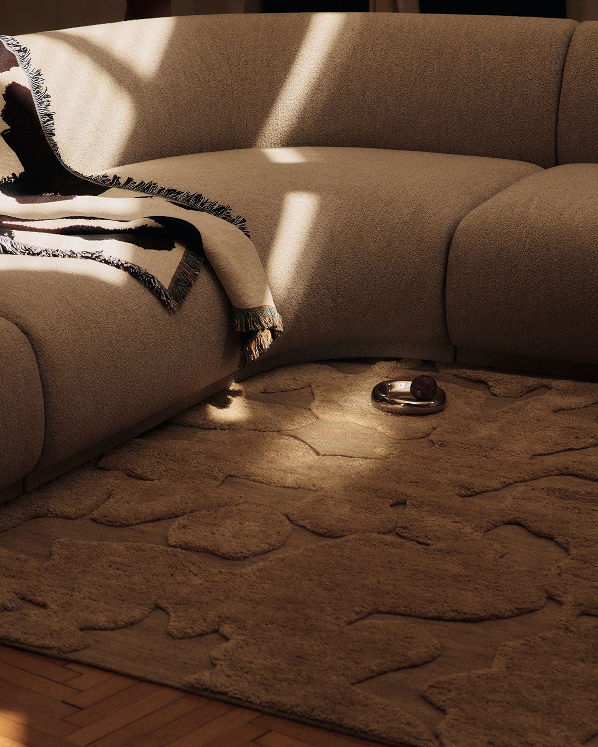 Ferm-Living-Cilla-Rug-Tan-Lifestyle