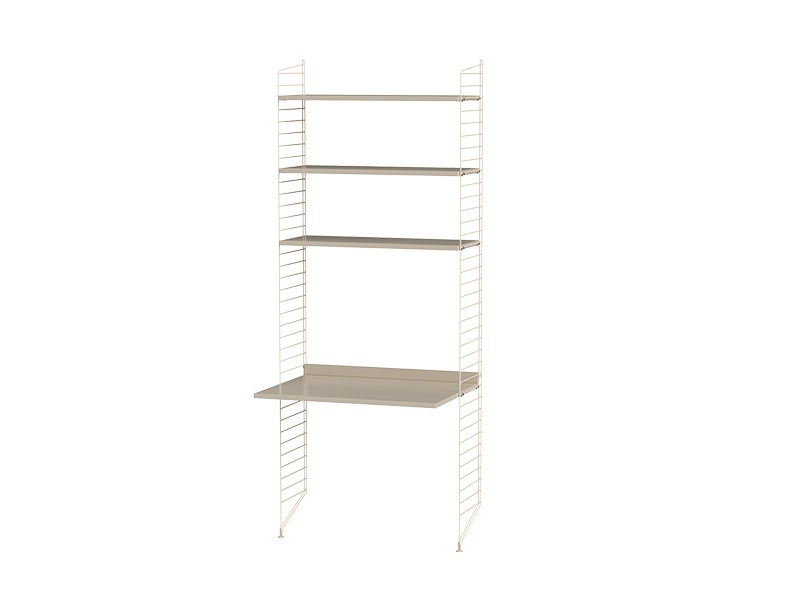 String-Kombination-Skrivbord-A-Beige-Beige
