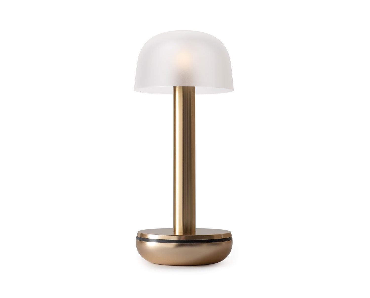 Humble-Two-Bordslampa-Gold-Frostat-Glas