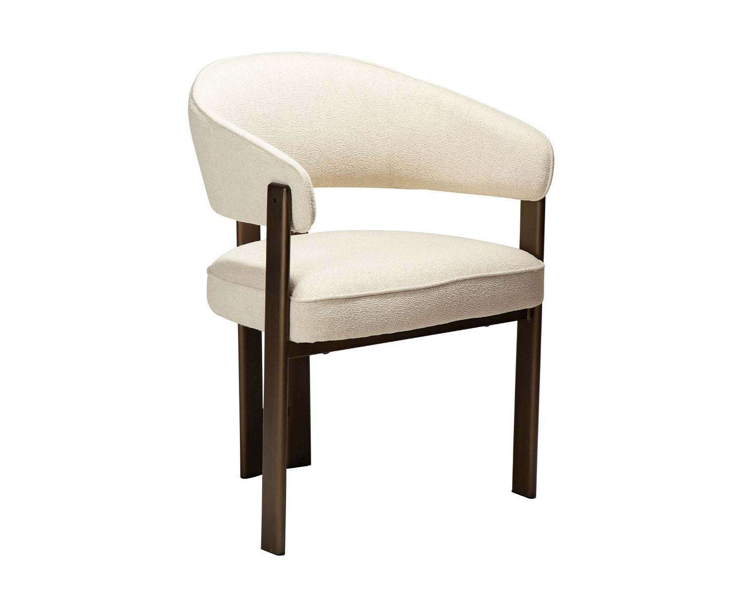 Dan-Form-Duct-Arm-Chair-Simply-Beige-Boucle-Antique-Brass