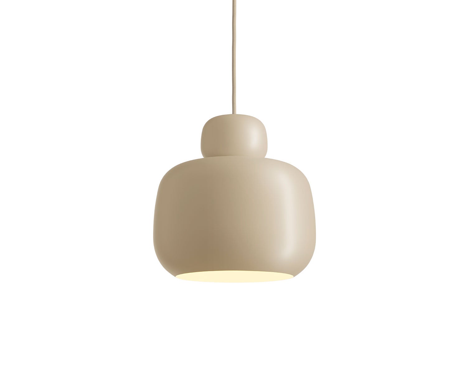 Stone-Pendel-Stor-Beige