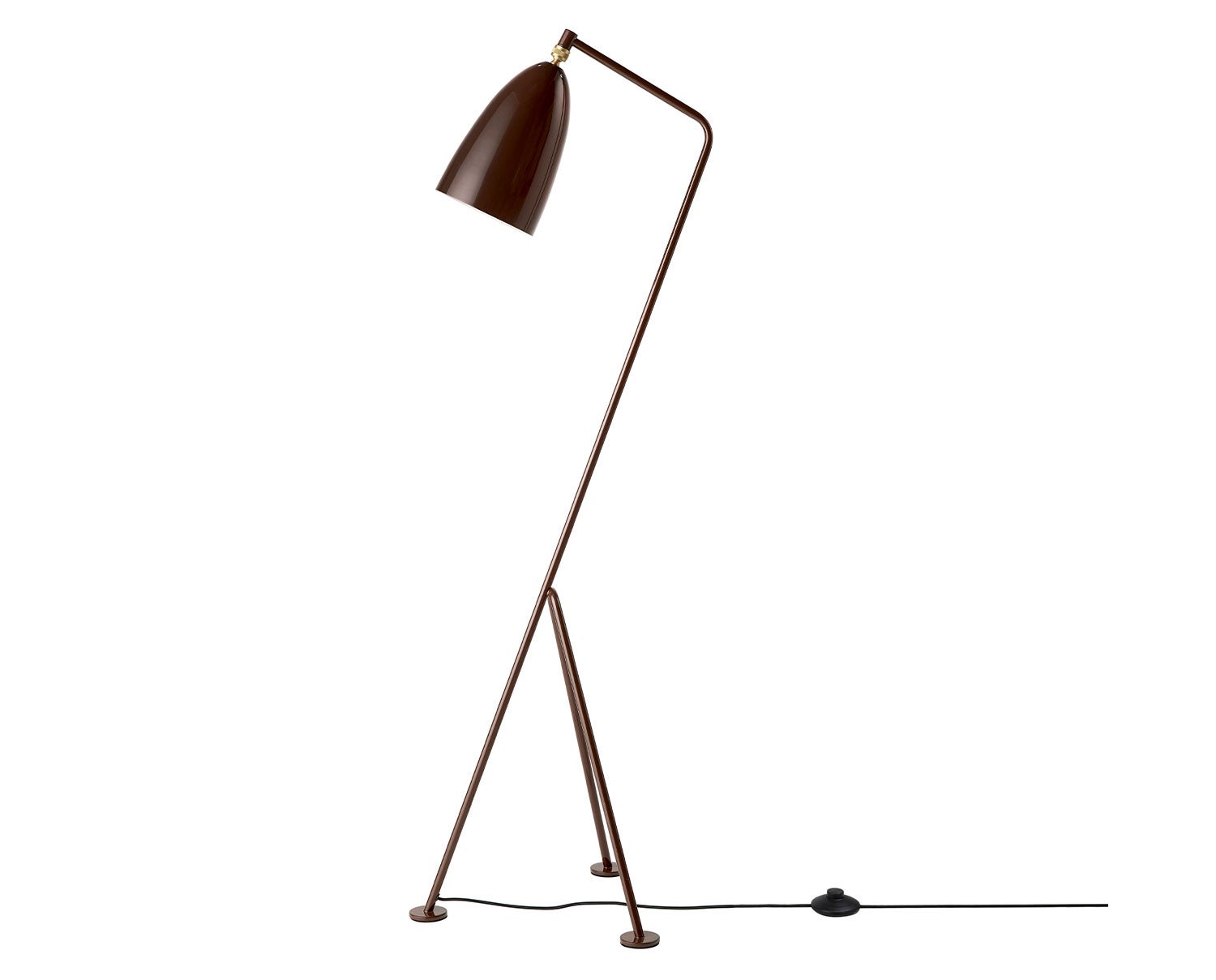 Grashoppa-Golvlampa-Valnotsbrun-Glansig