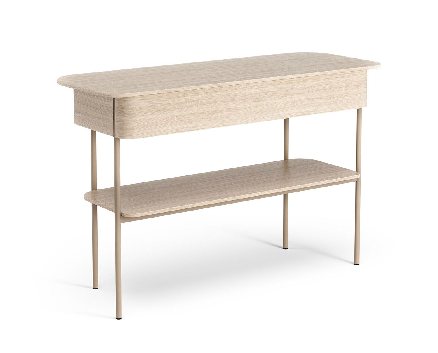 Swedese-Luna-Sideboard-Nutmeg-RAL-1019-White-Pigmented-Oak