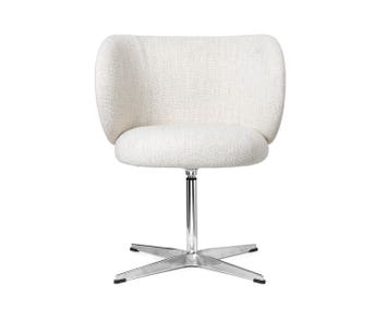 Ferm-Living-Rico-Dining-Chair-Swivel-Boucle-Off-White