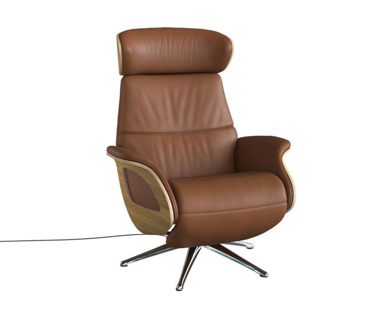 Flexlux-Clement-Chair-Footrest-Electric-Veneer