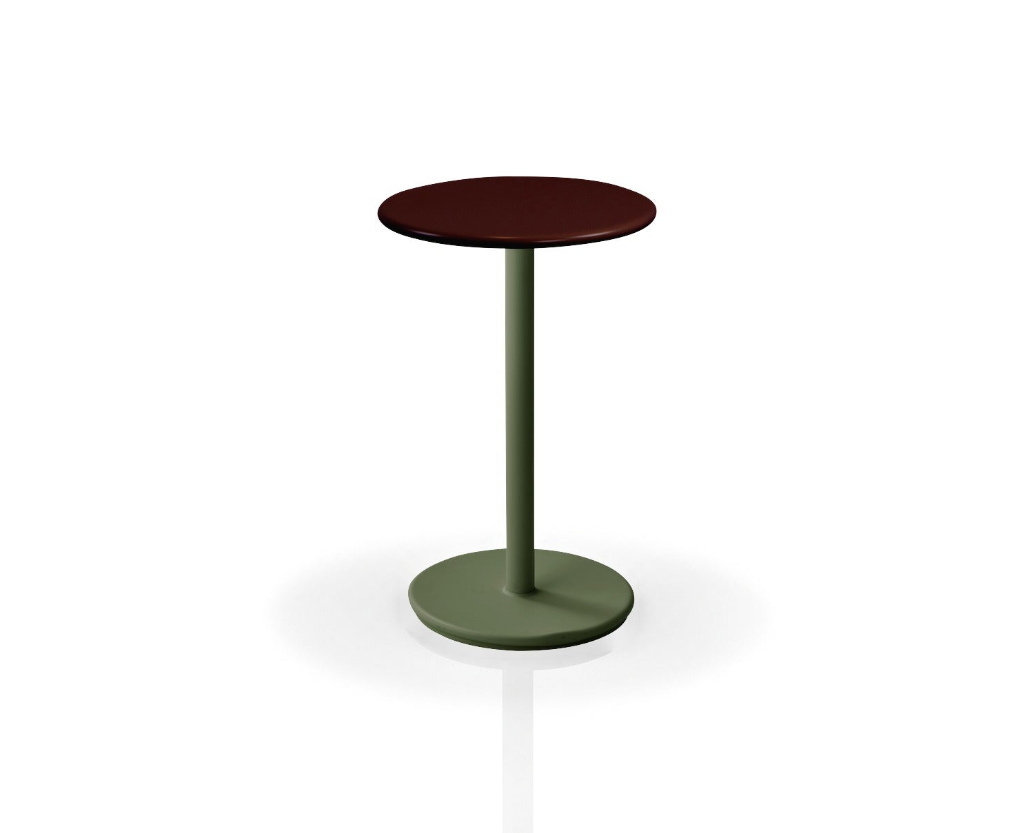 go-cafebord-o45-dark-green-burgundy-halvblank-aluminium-ld