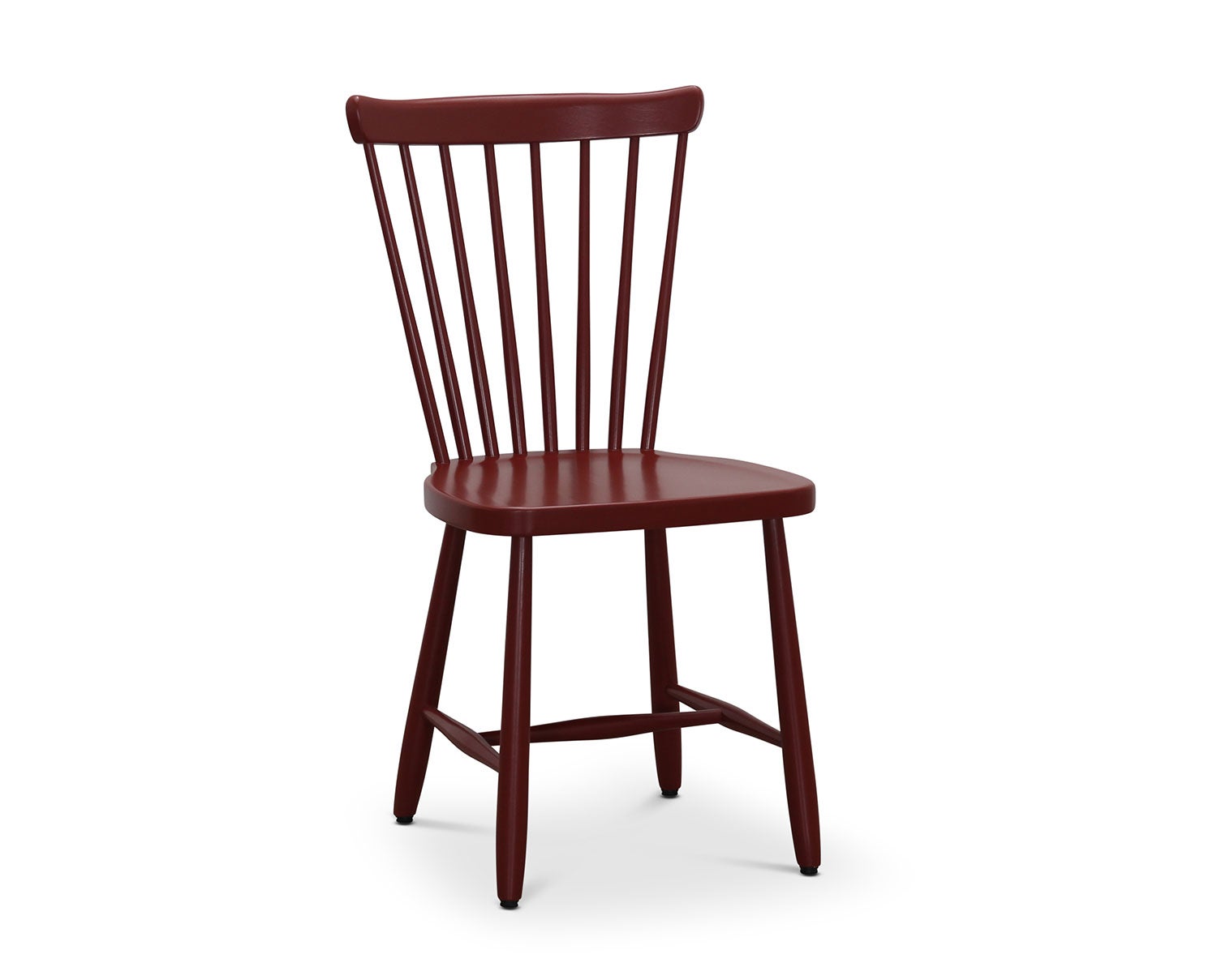 Wigells-Haga-Stol-Bjork-Burgundy