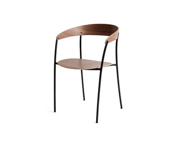 04-Missing-Chair-with-Armrest-Walnut-Perspective