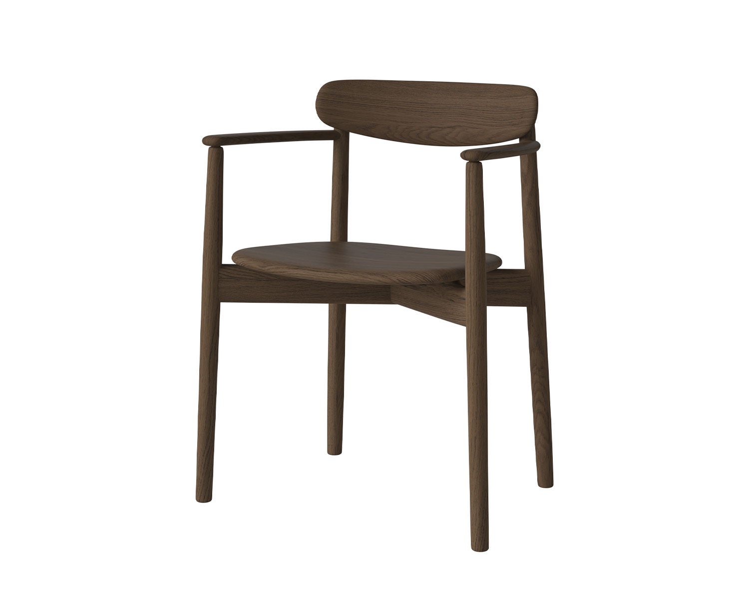 Bolia-Merge-Dining-Chair-Arm-Dark-Oiled-Oak
