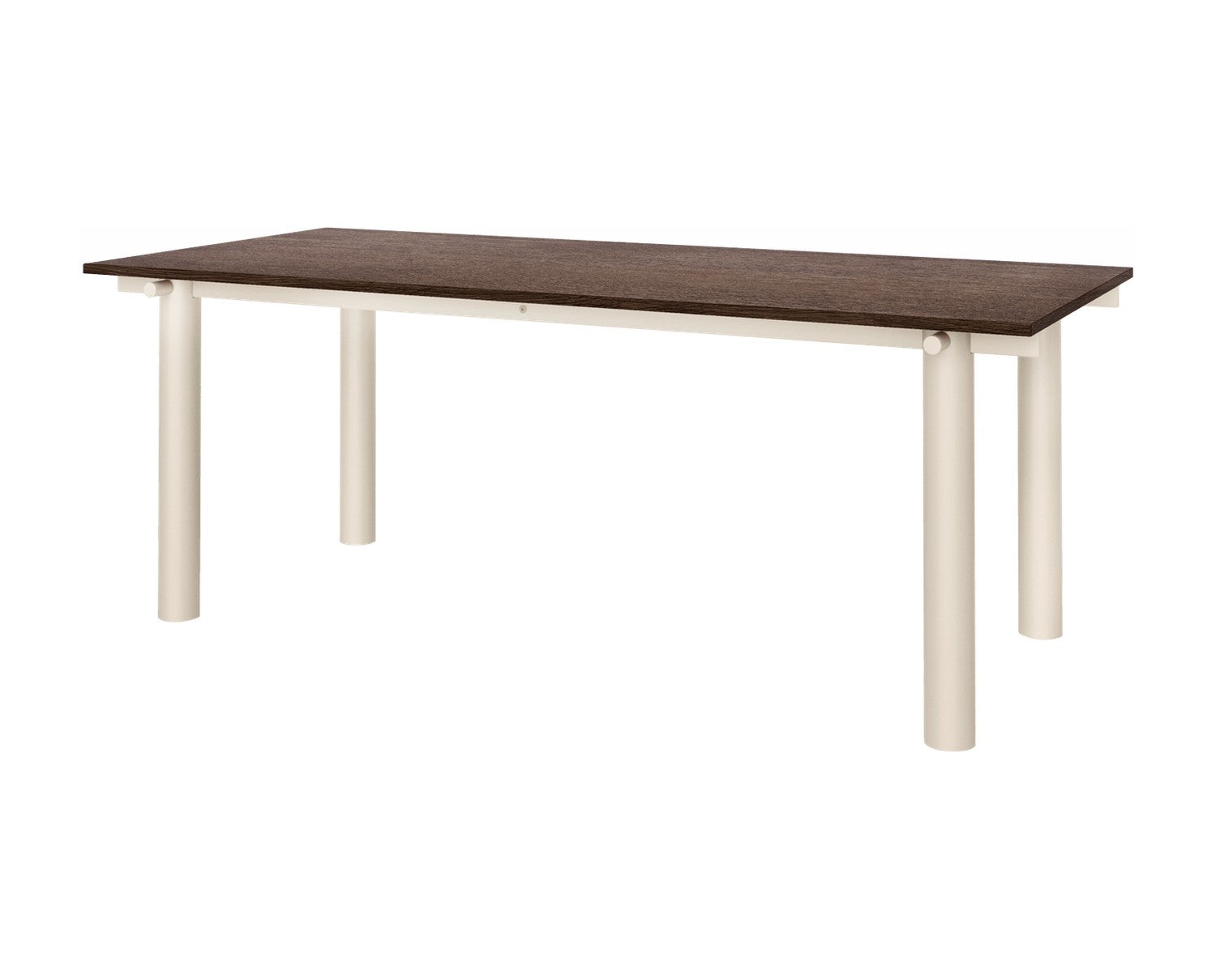 Ferm-Living-Atura-Matbord-200x90-Light-Cashmere-Dark-Stained-Oak-2c
