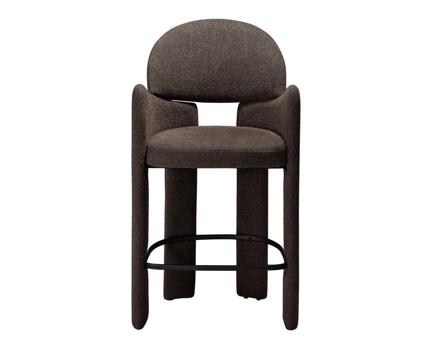 AOLE-COUNTER-STOOL-Major-Brown-Bouclé-W.-Black-Footrest-2