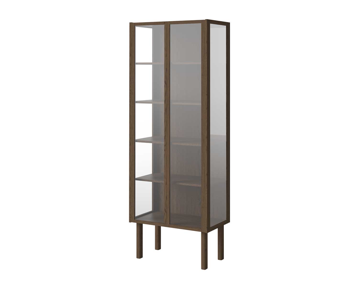 Bolia-Cana-Glass-Cabinet-Dark-Oiled-Oak-190x71