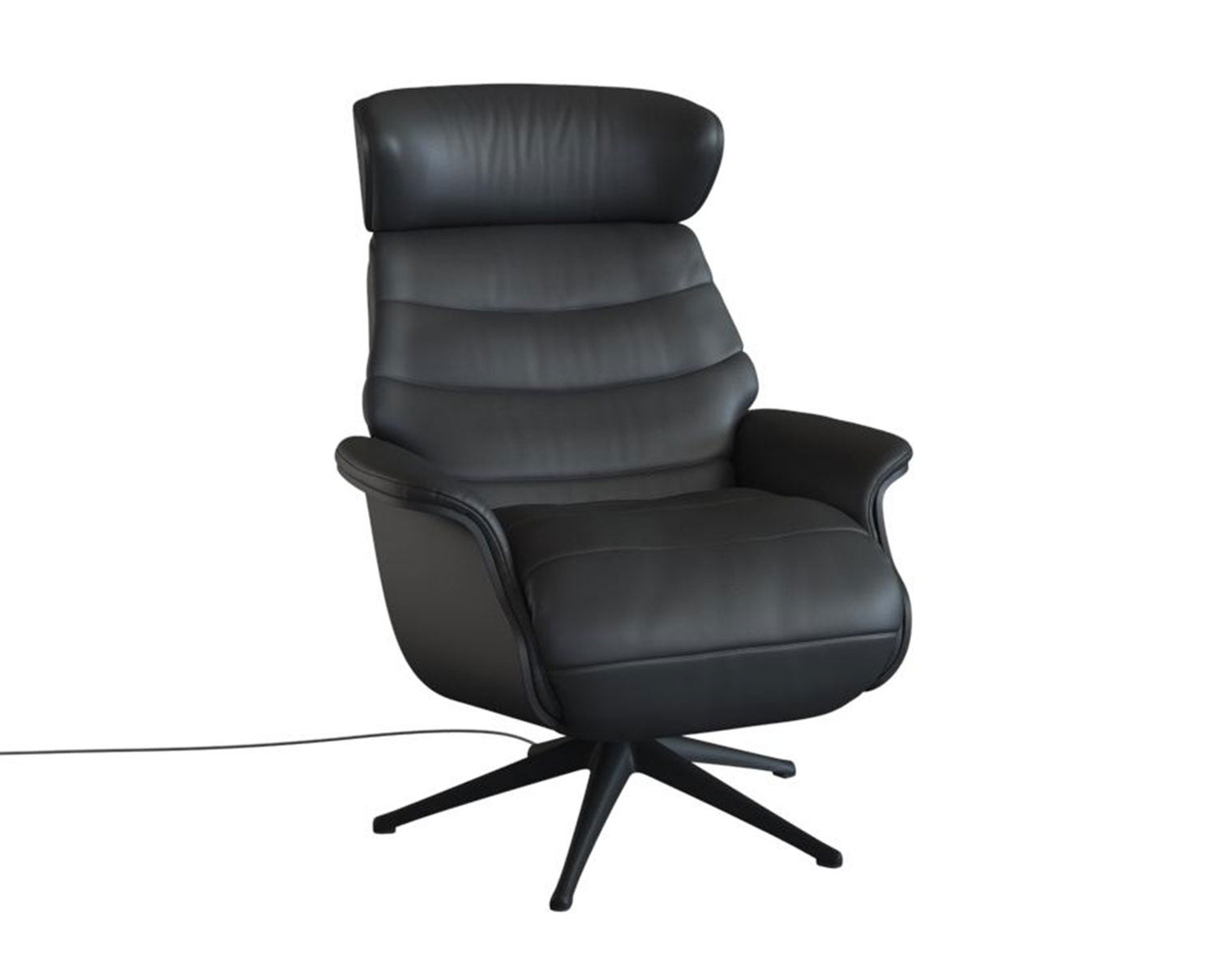 Flexlux-Marina-Relax-Chair-Electric-Fabric-Savoy-Black