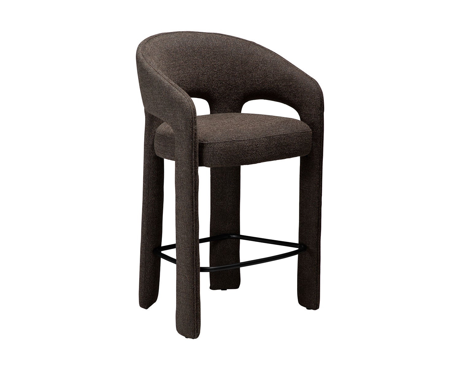 Major-Brown-Bouclé-W.-Black-Footrest-5