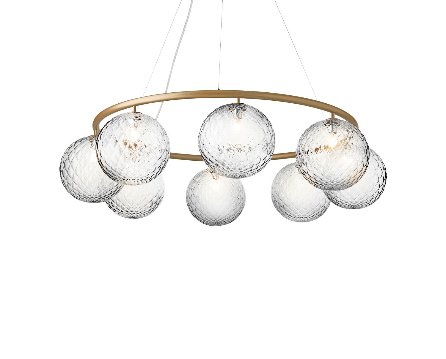 Nuura-Miira-8-Circular-Chandelier-Brass-Optic-Clear