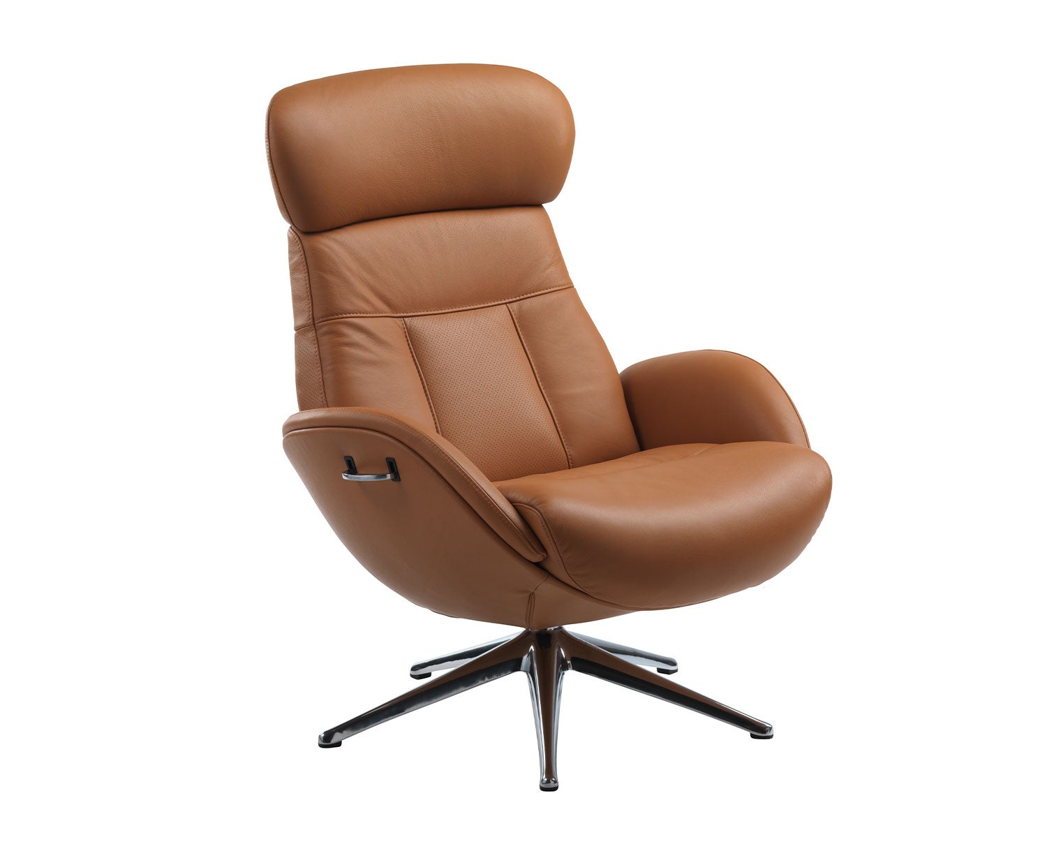 Flexlux-Elegant-Chair-Dakota-Modern-Cognac-Brown-Chrome