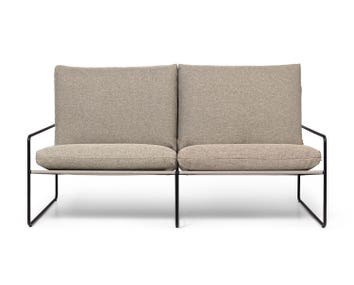 Ferm-Living-Desert-2-Seater-Black-Dolce-Dark-Sand