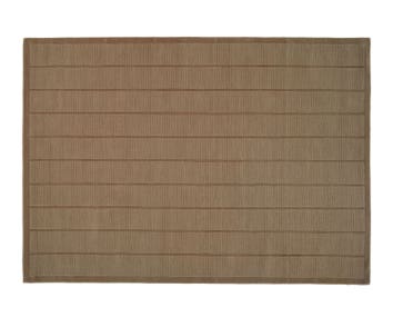 Linie-Design-Woven-Tatami-Rug-Mustard