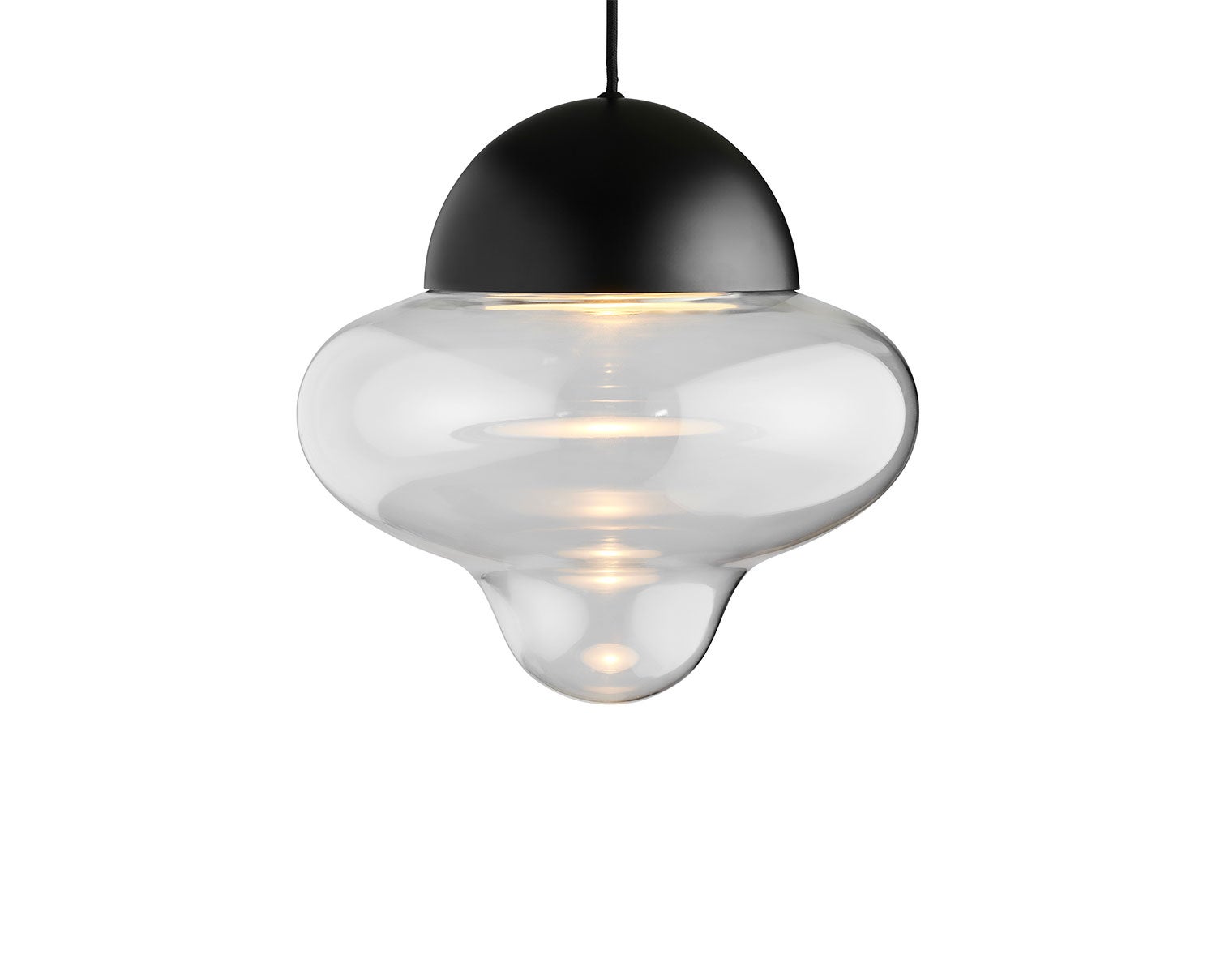 Nutty-XL-Clear-Glass-Black-Dome